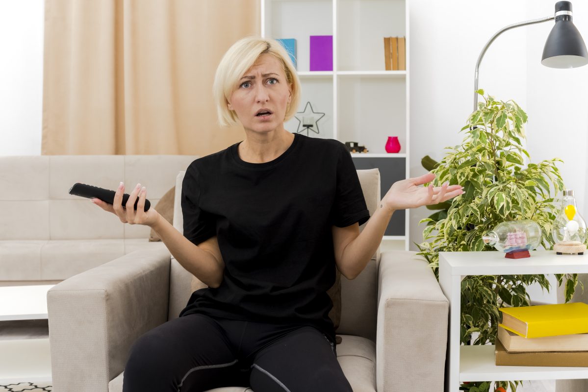 How do I stop my Digital TV Reception from breaking up?