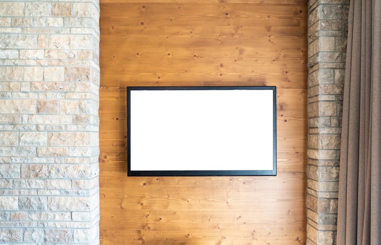 TV mounting installation