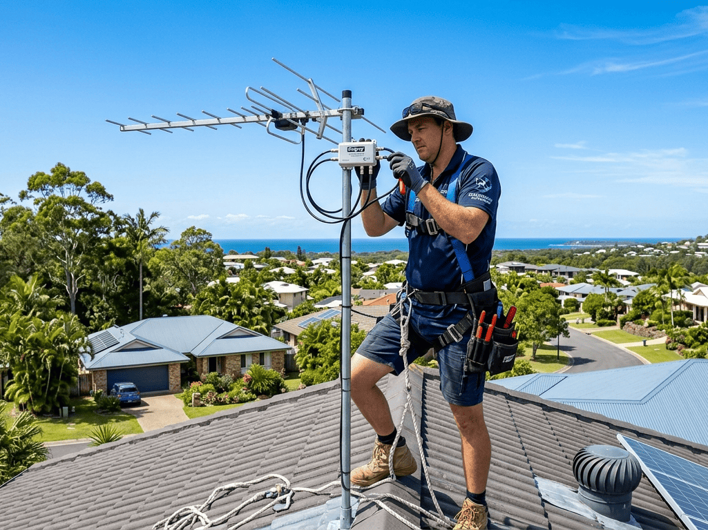 TV antenna booster installation Sunshine Coast