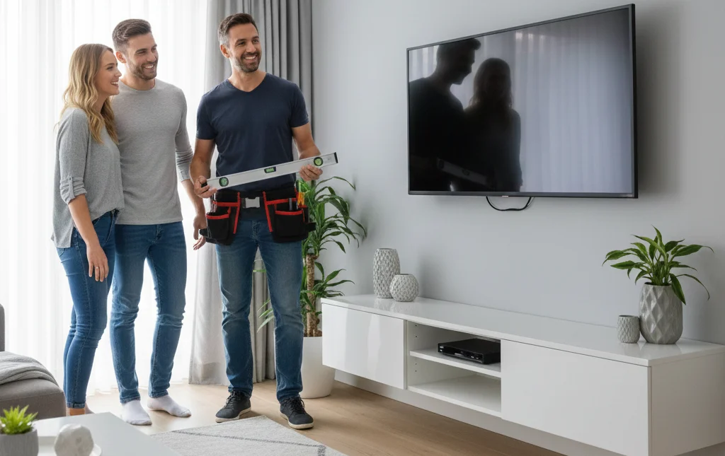 TV wall mounting Sunshine Coast professional installation