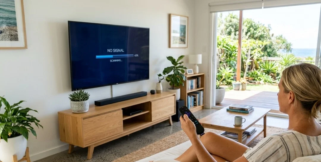 Missing TV channels on the Sunshine Coast: how to retune your TV